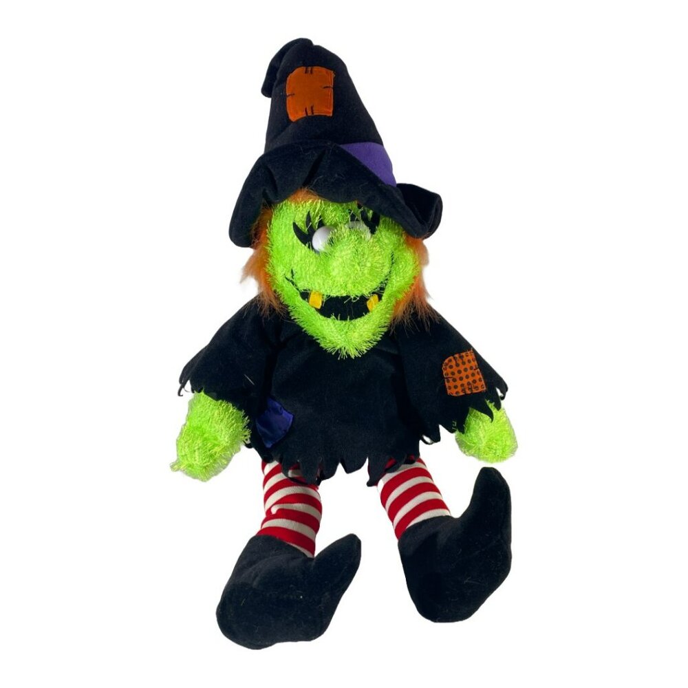 Vintage People Pals Crazy Eye Witch 1990s Collectable 20" Plush Thread Skin Rare